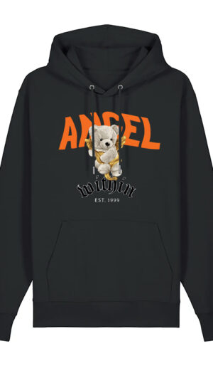 Angel Bear Μπλούζα Φούτερ με κουκούλα