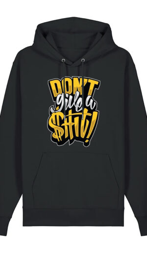 Don’t give a shit Μπλούζα Φούτερ με κουκούλα