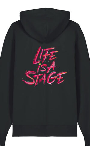 Life is a stage Μπλούζα Φούτερ με κουκούλα