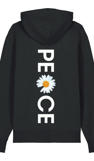 Peace Μπλούζα Φούτερ με κουκούλα