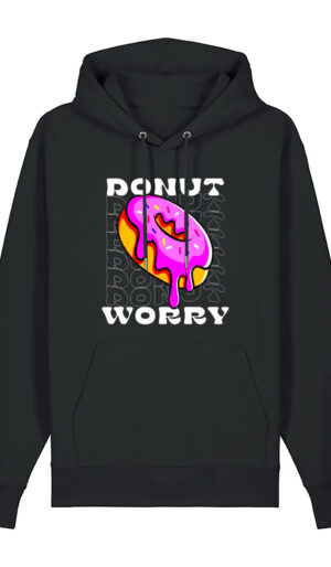 Donut Worry Μπλούζα Φούτερ με κουκούλα