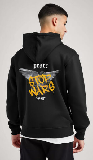 Stop Wars Μπλούζα Φούτερ με κουκούλα