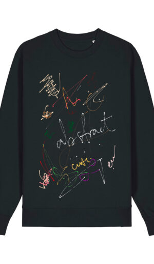 Abstract φουτερ μπλούζα χωρίς κουκούλα