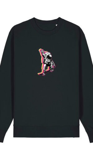 Astronaut φουτερ μπλούζα χωρίς κουκούλα