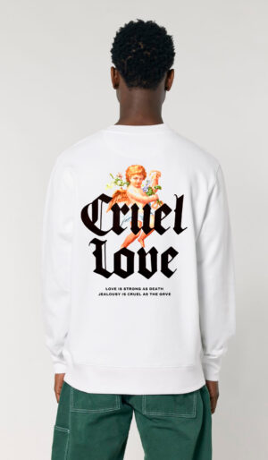 Cruel Love φουτερ μπλούζα χωρίς κουκούλα