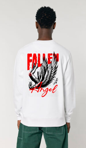 Fallen Angel φουτερ μπλούζα χωρίς κουκούλα