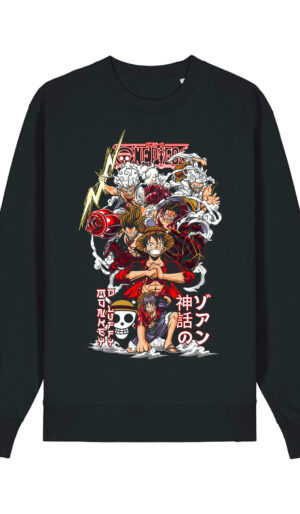 One piece 2 φουτερ μπλούζα χωρίς κουκούλα