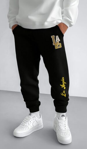 LA Παντελόνια φούτερ με λάστιχο