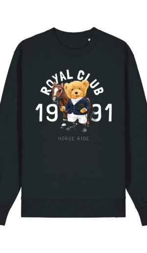 Bear Royal Club φουτερ μπλούζα χωρίς κουκούλα