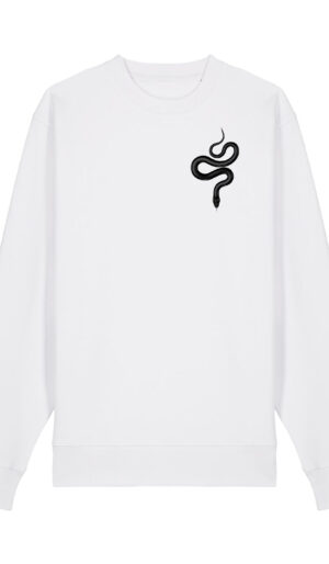 Snake φουτερ μπλούζα χωρίς κουκούλα