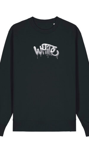 White φουτερ μπλούζα χωρίς κουκούλα